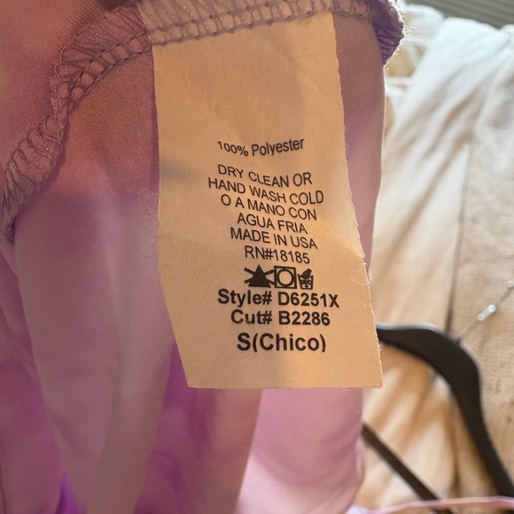 Audrey 3+1 Lavender Slip Dress - Picture 4 of 4